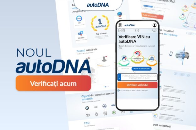 Noua interfață autoDNA - verifică VIN gratuit și află povestea completă a vehiculului tău