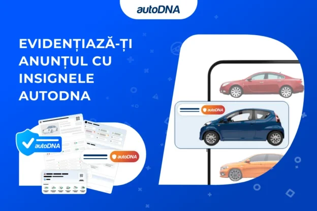 Evidențiază-ți anunțul cu insignele autoDNA